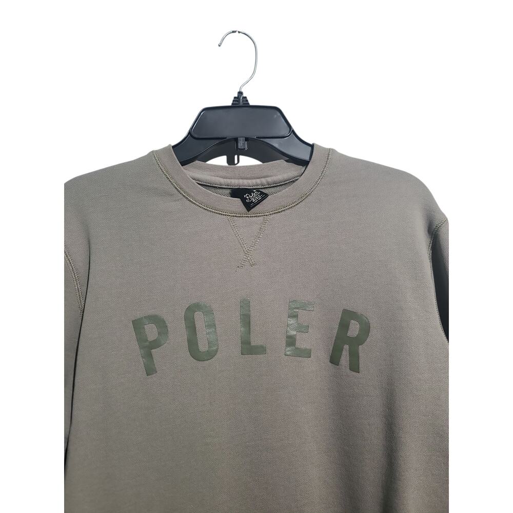 Poler Stuff State Crew Olive Size Medium - image 2